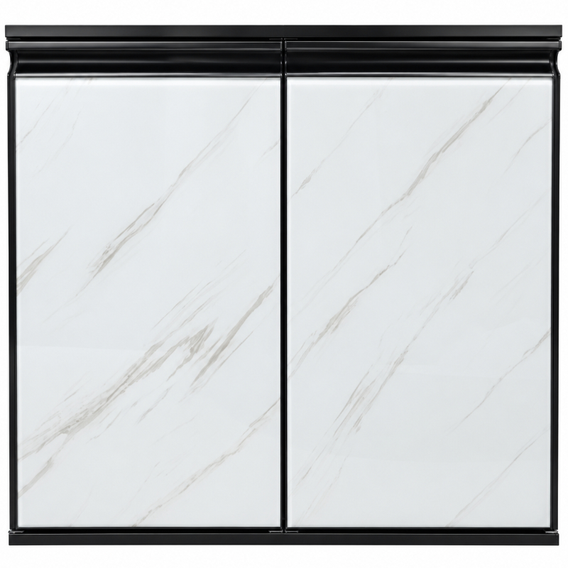 PUERTA ALUMINIO MILANO CARRARA A:80CM X L:70CM REF.6521
