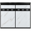 PUERTA ALUMINIO MILANO CARRARA A:80CM X L:70CM REF.6521 VENT