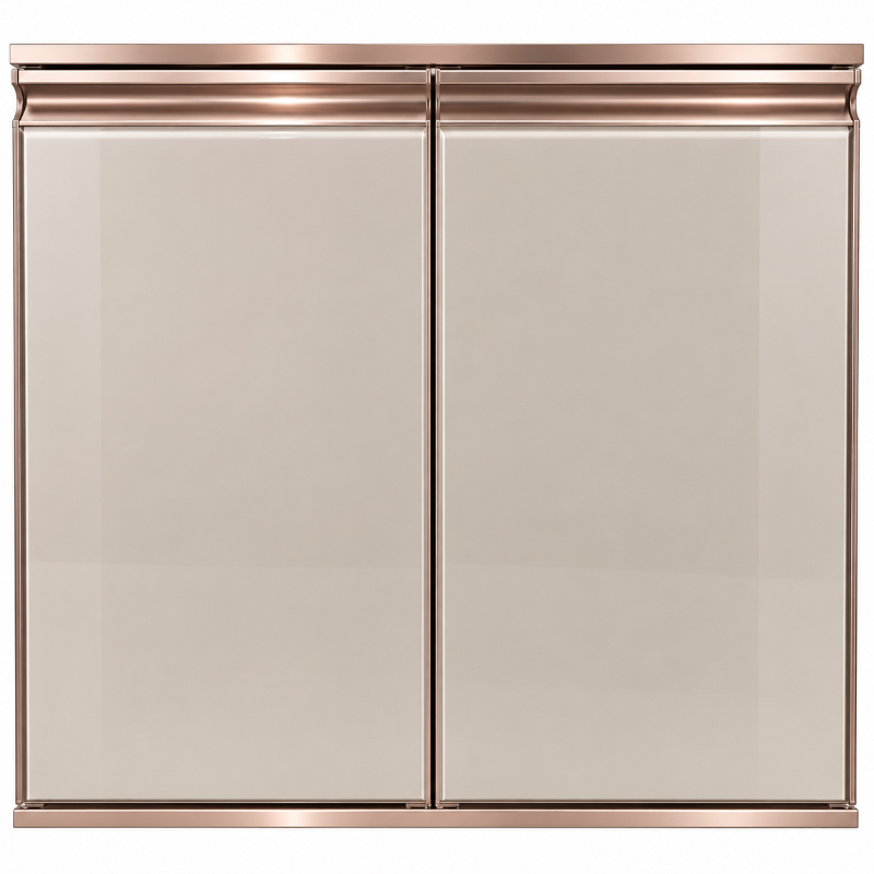 PUERTA ALUMINIO MILANO CHAMPAGNE A:80CM X L:70CM REF.6519