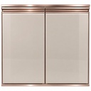 PUERTA ALUMINIO MILANO CHAMPAGNE A:80CM X L:70CM REF.6519