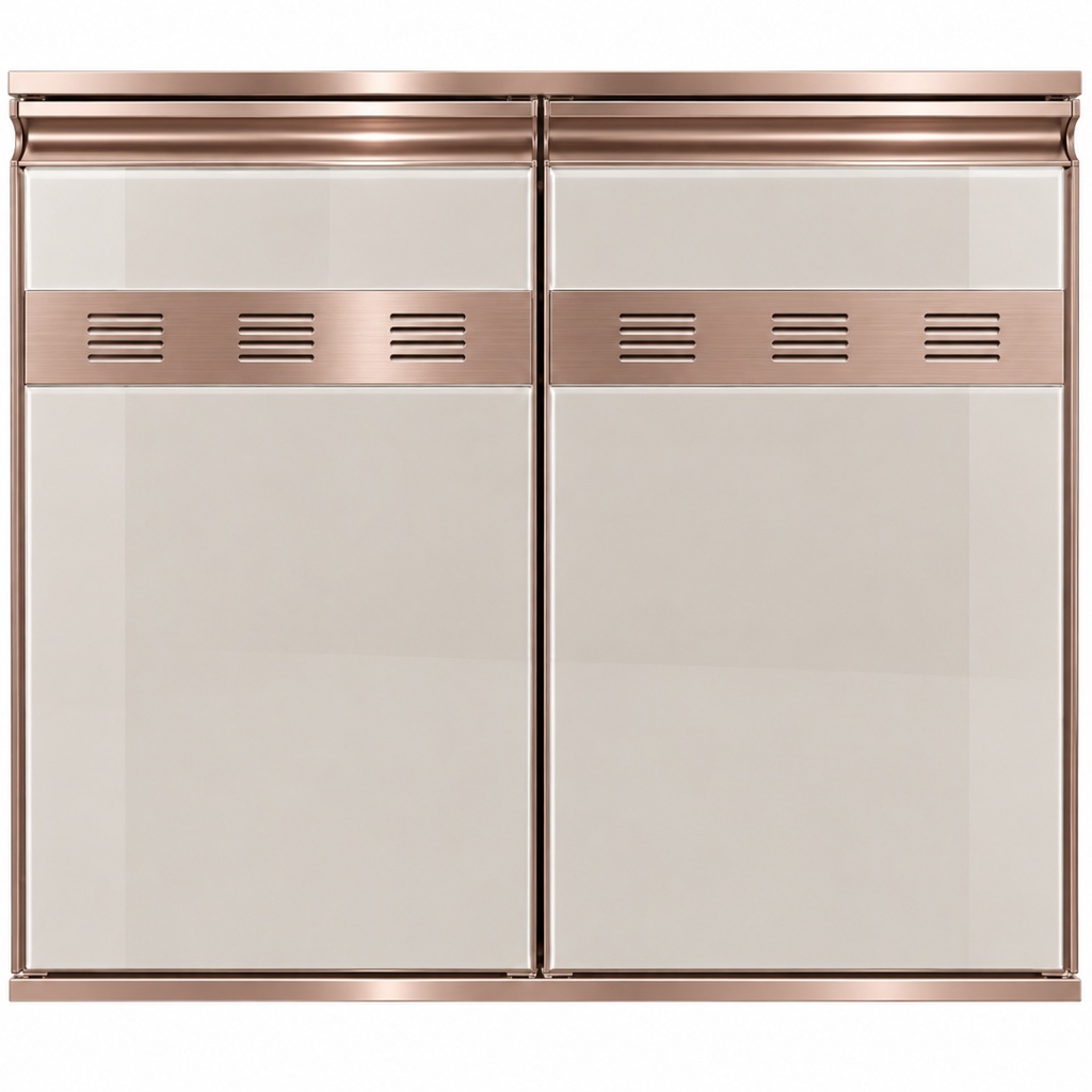 PUERTA ALUMINIO MILANO CHAMPAGNE A:80CM X L:70CM REF.6519 VENT