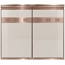 PUERTA ALUMINIO MILANO CHAMPAGNE A:80CM X L:70CM REF.6519 VENT