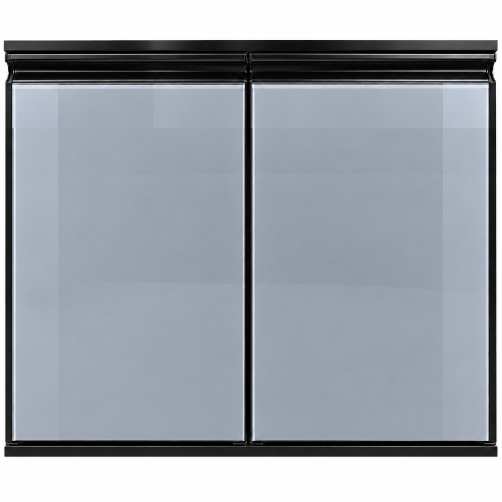 PUERTA ALUMINIO MILANO TITANIO A:80CM X L:70CM REF.6504