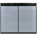 PUERTA ALUMINIO MILANO TITANIO A:80CM X L:70CM REF.6504