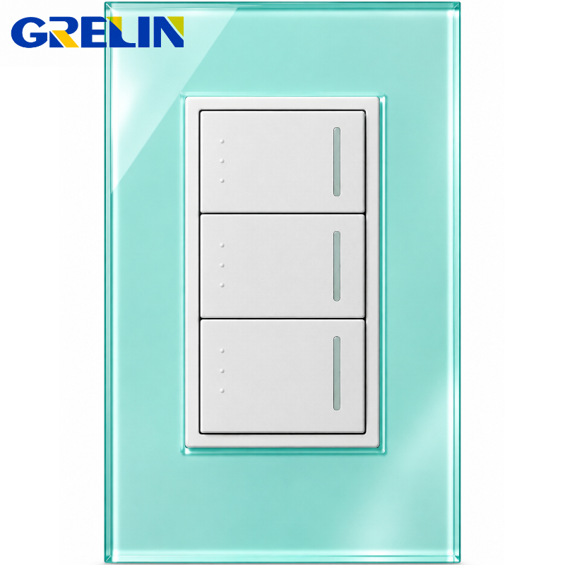 INTERRUPTOR TRIPLE VERDE REF.Q9-03 GRELIN