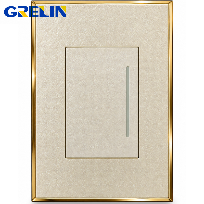 INTERRUPTOR SENCILLO ORO REF.V5-01/2 GRELIN