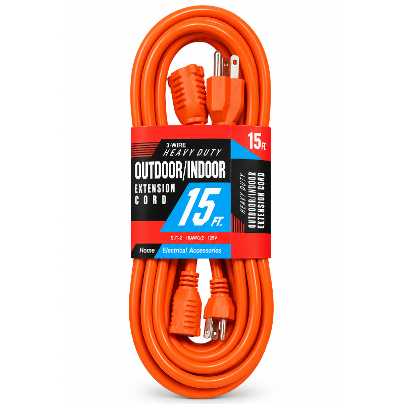 EXTENSION ELECTRICA HEAVY DUTY 15FT  0.76 125V 