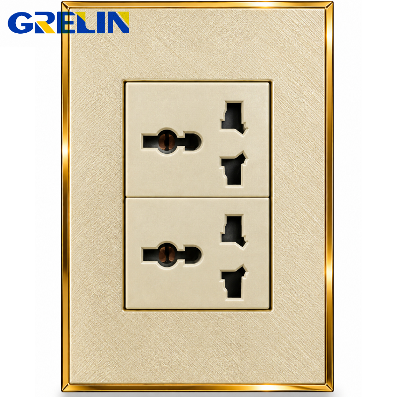 TOMA CORRIENTE ORO REF.V5-06 GRELIN