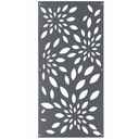 PANEL DECOR METAL PRECORTADO 60CM X 120CM X 1.5MM REF. FLORA