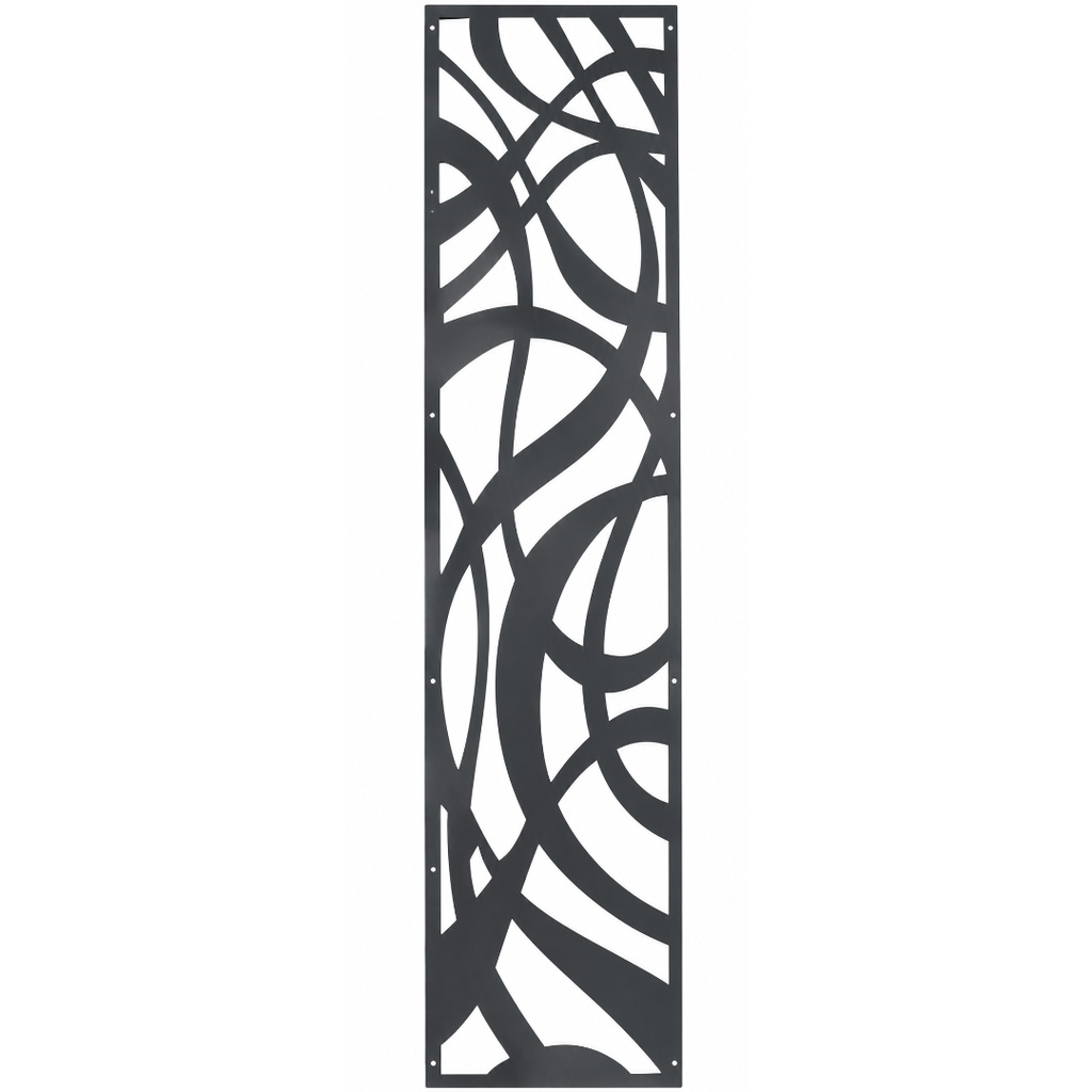 PANEL DECOR METAL PRECORTADO 45CM X 200CM X 2.0MM REF. WAVE