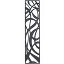 PANEL DECOR METAL PRECORTADO 45CM X 200CM X 2.0MM REF. WAVE