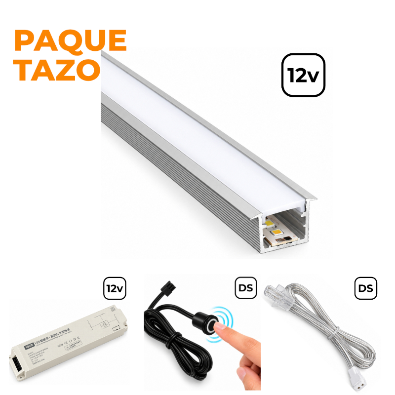 PAQUETAZO - PERFIL MUEBLE LED