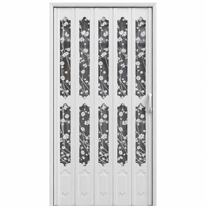 PUERTA PLEGABLE PVC REF. SY-20 TIPO ACORDION 2M X 1M