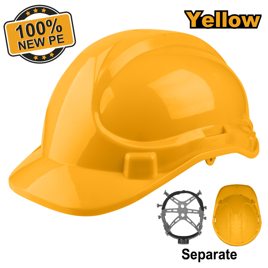 CASCO DE SEGURIDAD VENTILADO AMARILLO