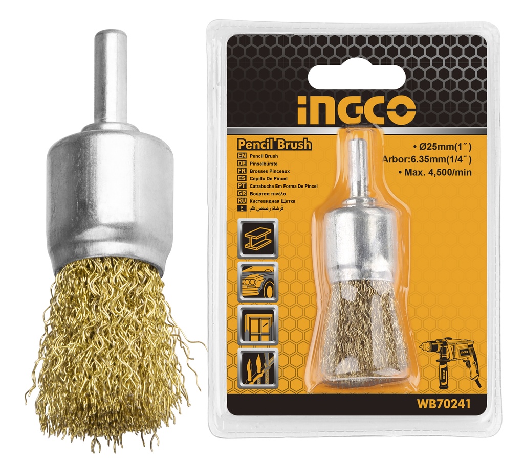 CEPILLO BROCHA DE ALAMBRE 1" 1/4"