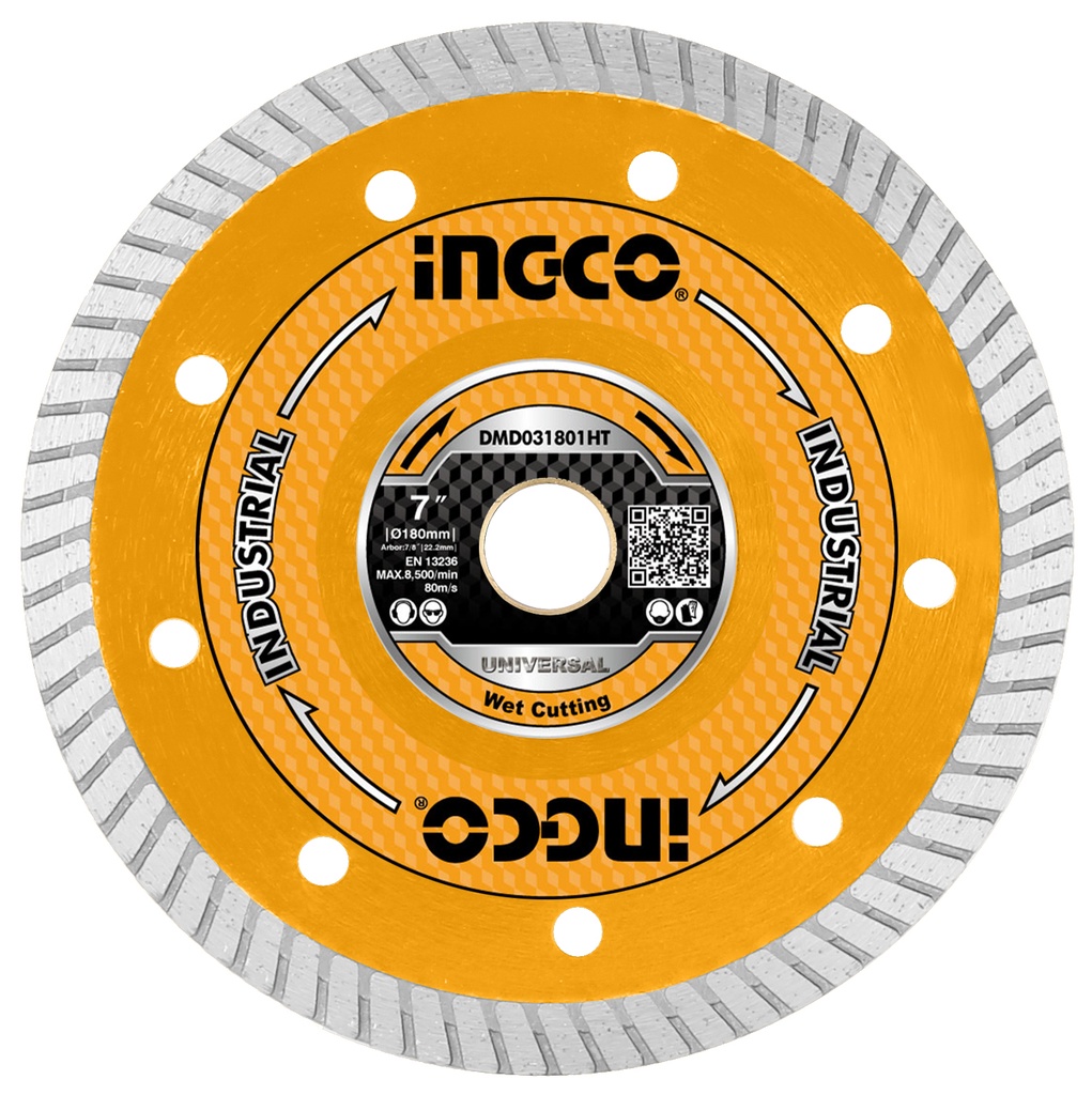 DISCO DE DIAMANTE ULTRADELGADO 7" X 22.2MM