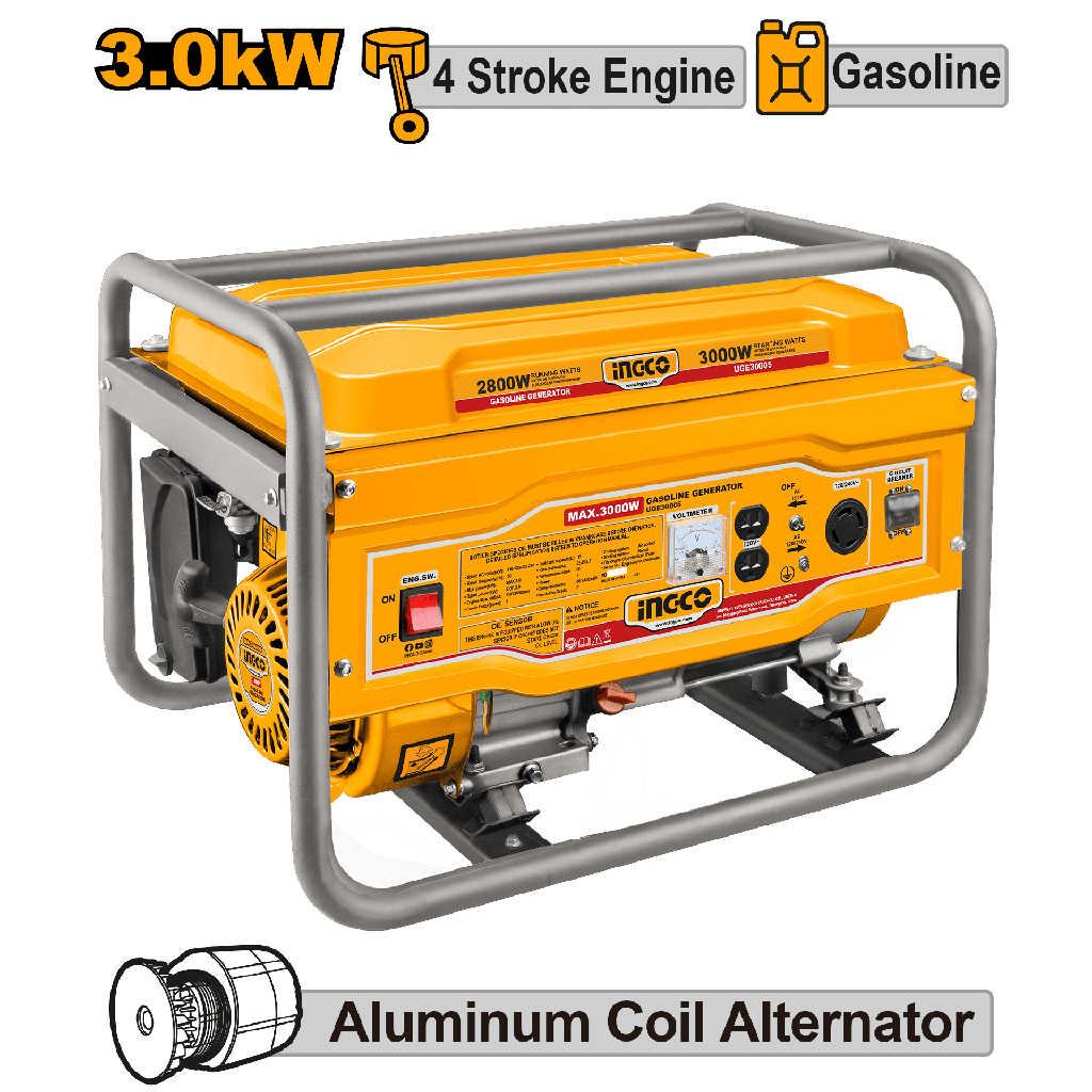 [AGOTADO] GENERADOR DE GASOLINA 3000W 2.8KW 210ML 4 TIEMPO