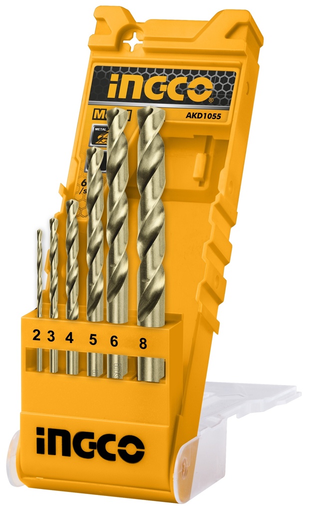 JUEGO DE BROCA P/METAL 6 PCS