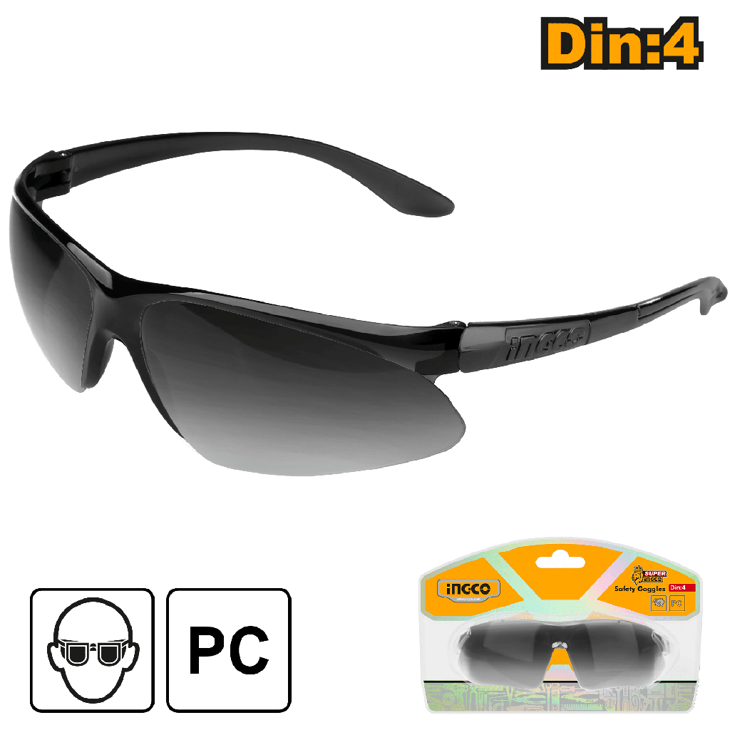 LENTE DE SEGURIDAD OSCURO N.8