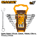 LLAVE DE COMBINACION 6-19MM 8 PCS