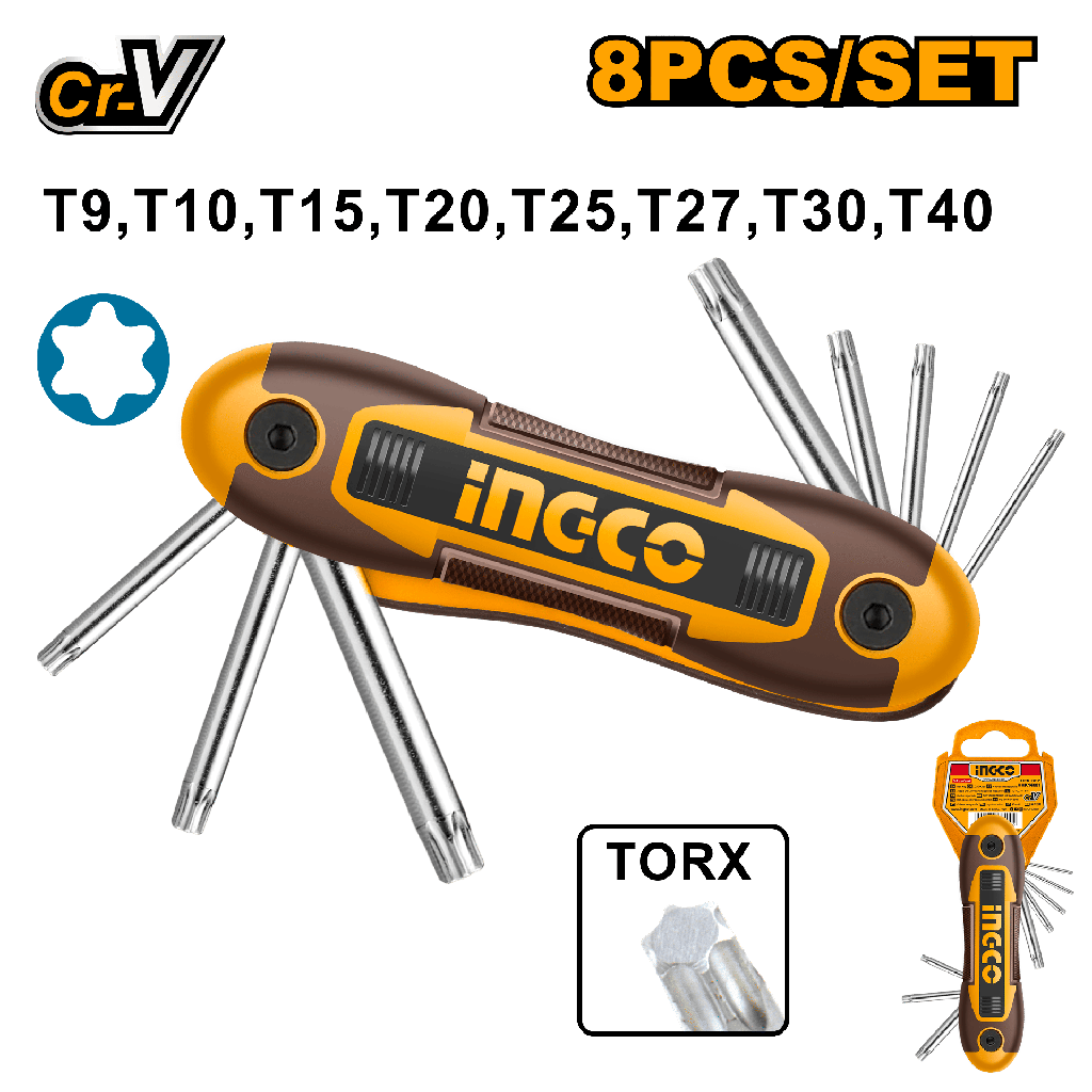 LLAVE TORX 8 PCS 