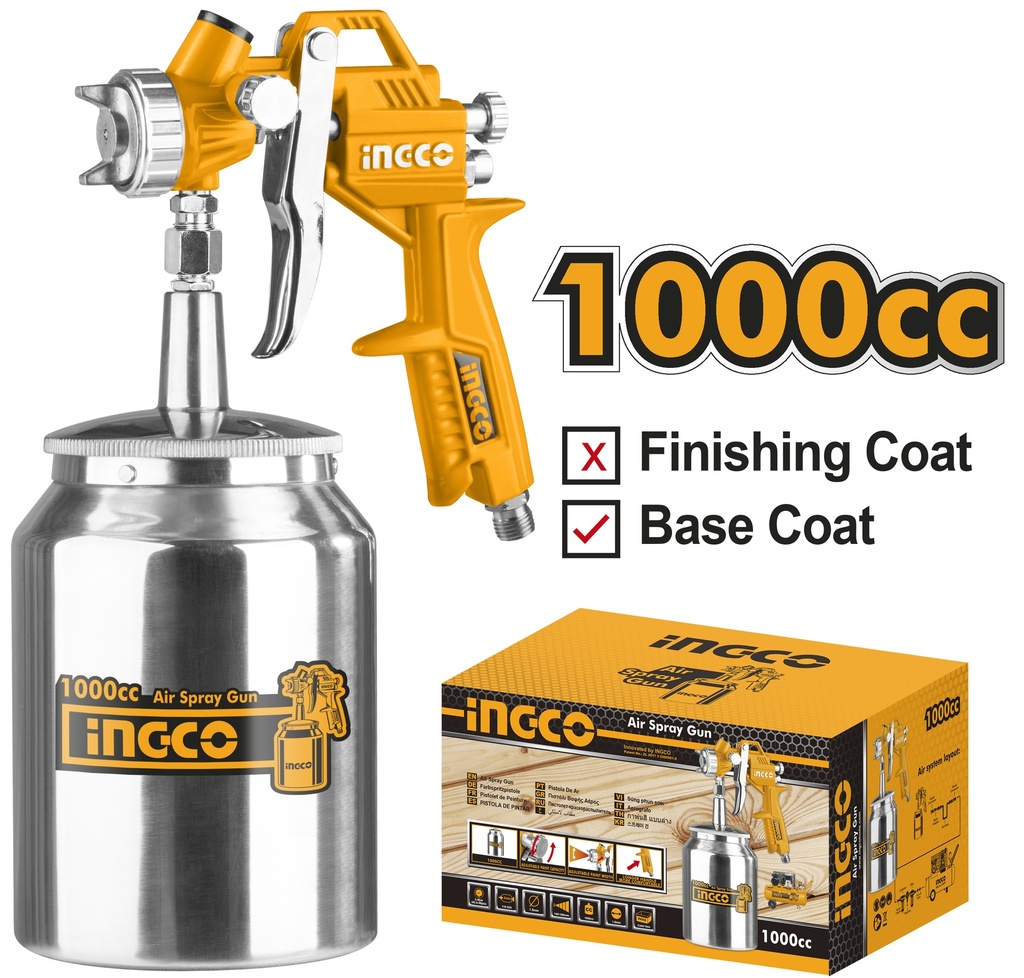 PISTOLA SPRAY 1000 CC 1.5MM 