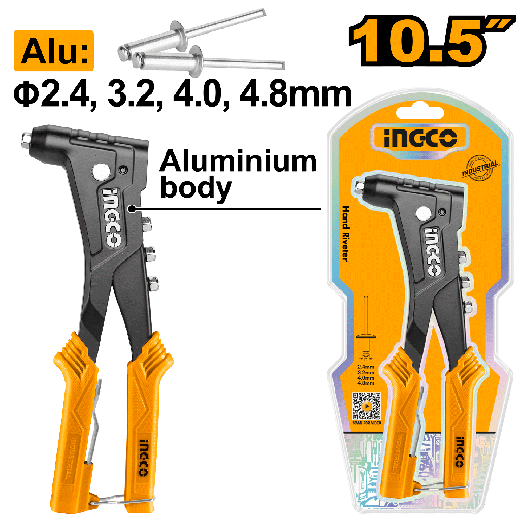 REMACHADORA 10.5" CUERPO ALUMINIO