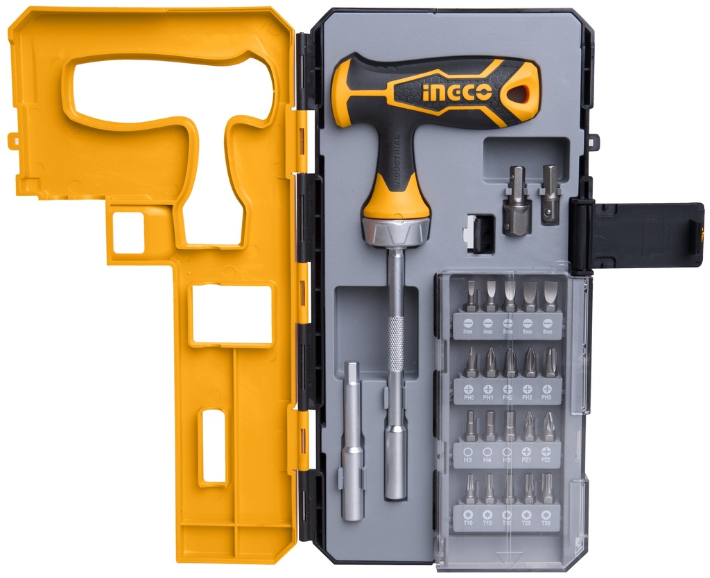 SET DESTORNILLADORES LLAVE TRINQUETE 25 PCS