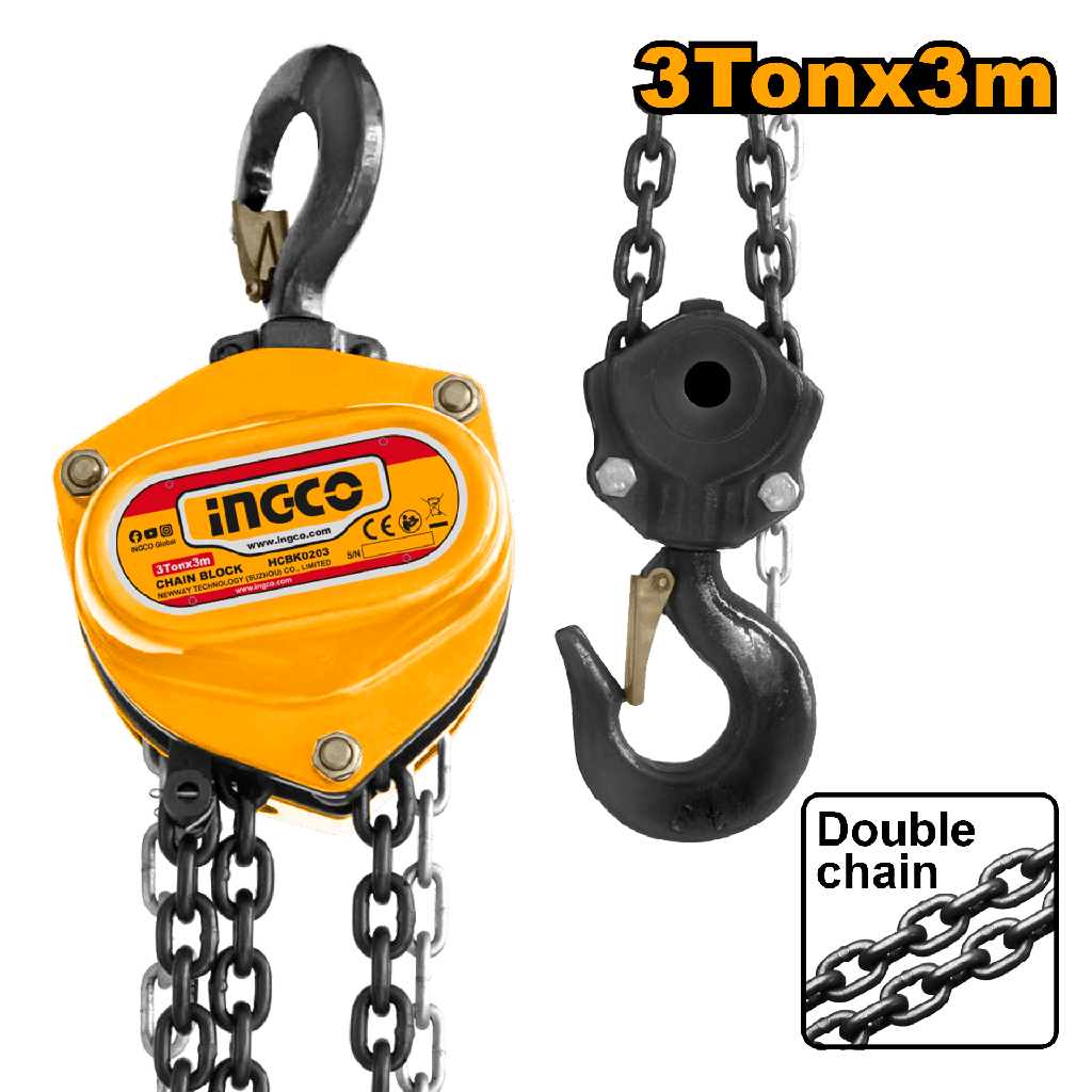TECLE 3 TON 2 CADENA 385 N