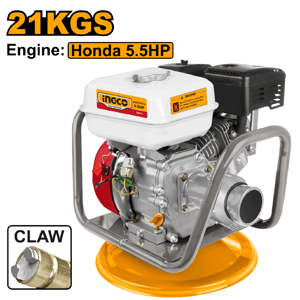 VIBRADORA PARA CONCRETO GASOLINA TIPO UÑA GX160 5.5HP 