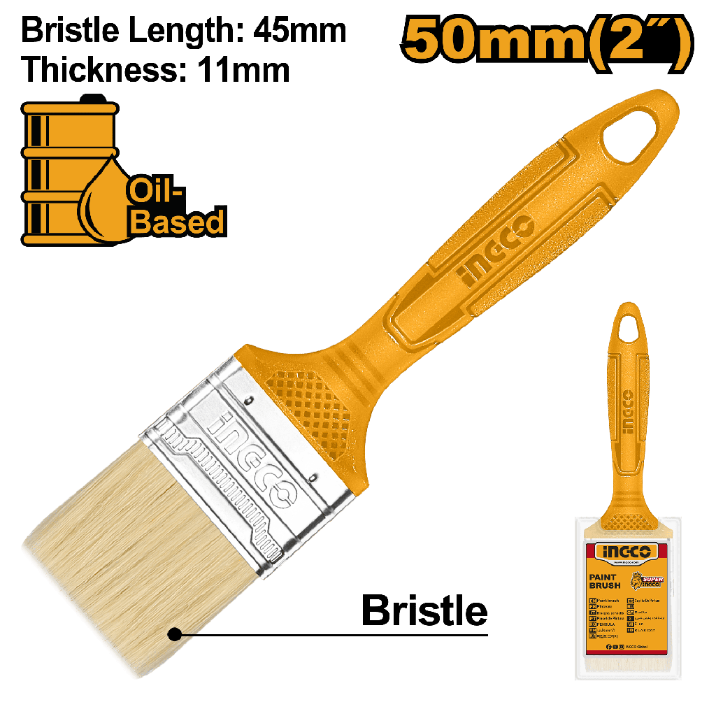 BROCHA MANGO DE PLASTICO 2"