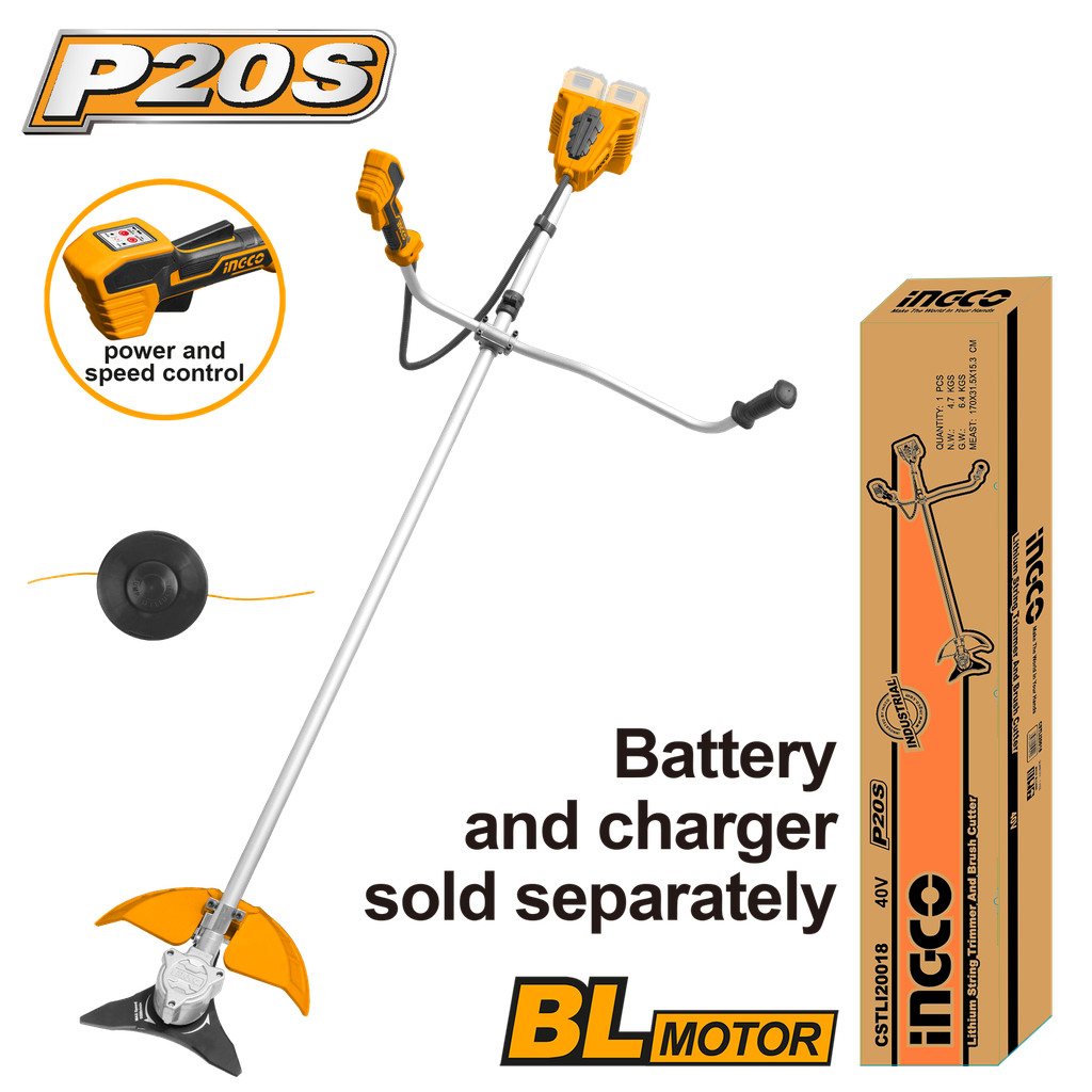 CORTAGRAMA LIT-ION 40V BL (DOBLE BATERIA)