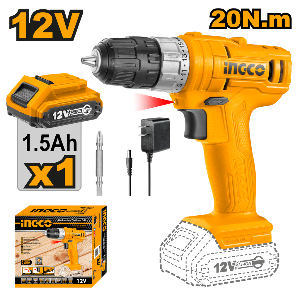 TALADRO 12V 3/8