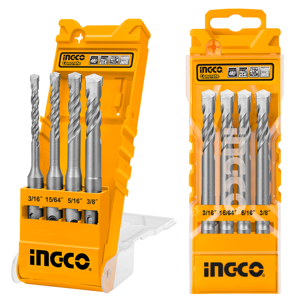 SET BROCA SDS PLUS CONCRETO 4PCS