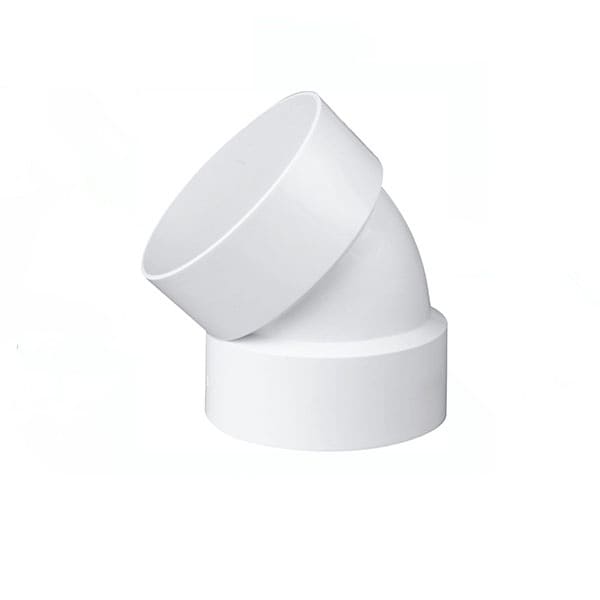 CODO PVC SCH-40 45° C/C SANIT 4"