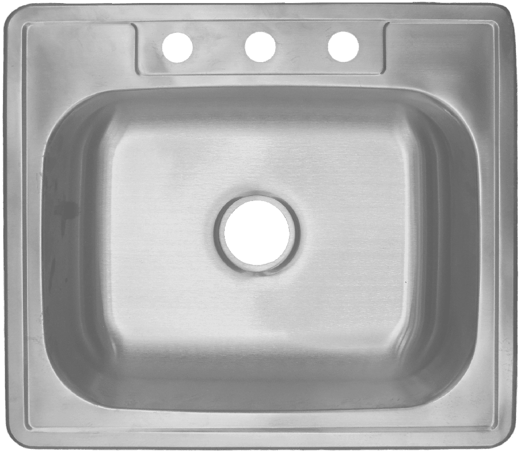 FREGADOR SENCILLO 22" X 25" X 6"