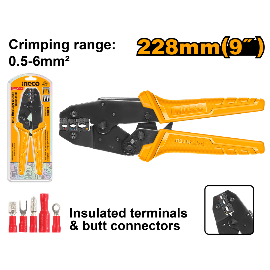 PINZA PRENSA CABLES 0.5-6mm