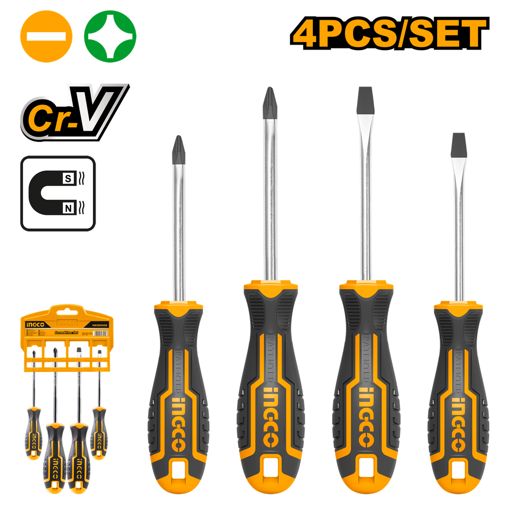SET DESTORNILLADORES 4PCS