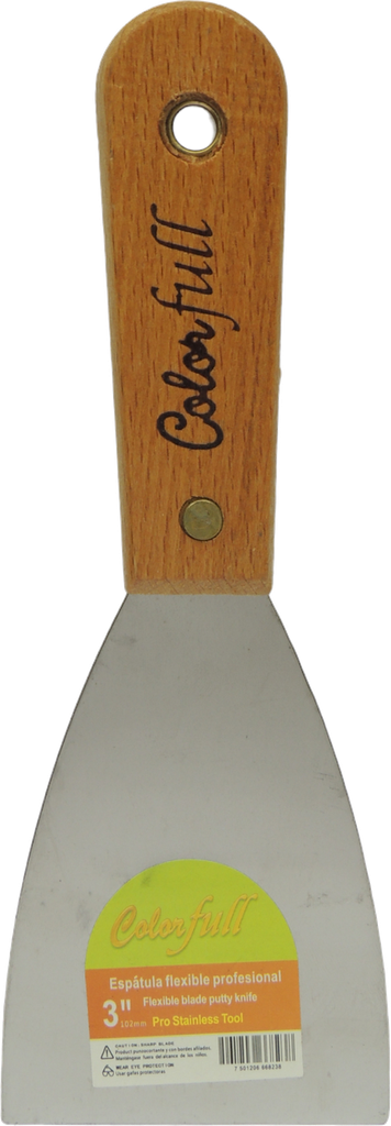 ESPATULA FLEXIBLE COLORFULL 3"