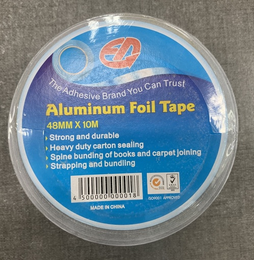 [48mmx10m] TAPE DE ALUMINIO 48MM X 10M