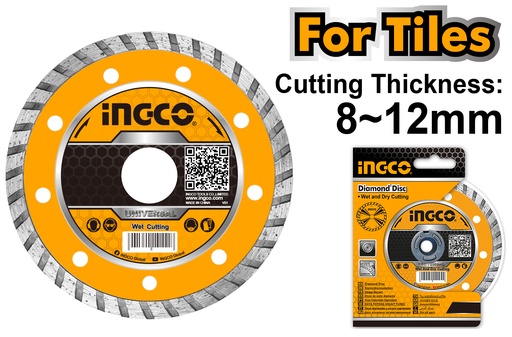 [DMD031152HT] DISCO DE DIAMANTE ULTRADELGADO 4-1/2" X 22.2MM X 8MM