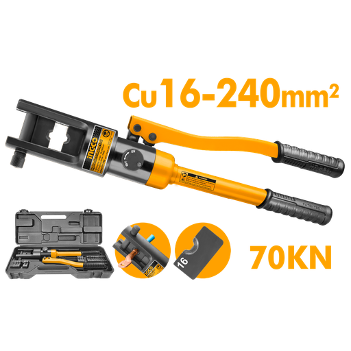 [HHCT01240] PRENSA HIDRAULICA 16-240MM2 70Kn