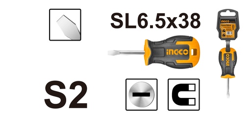 [HS686038] DESTORNILLADOR PLANO SL6.5X38