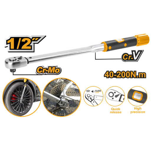 [HPTW200N1] [AGOTADO] LLAVE DE TORQUE 1/2" 40-200N.m