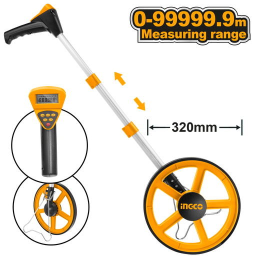 [HDMW23] RUEDA MEDICION DIGITAL METRICA 9999 METROS