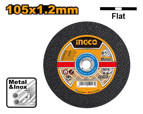 [MCD121001-1] DISCO DE CORTE METAL ABRASIVO 4" X 3/64" X 5/8" UNIDAD