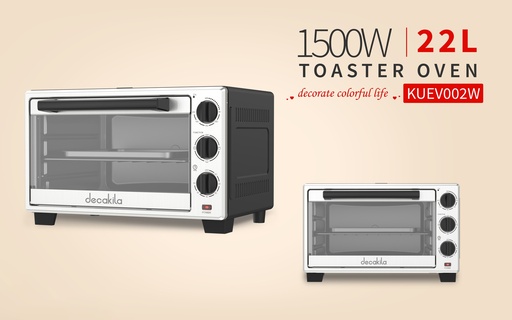 [KUEV002W] HORNO DE MESA 22L 1500W