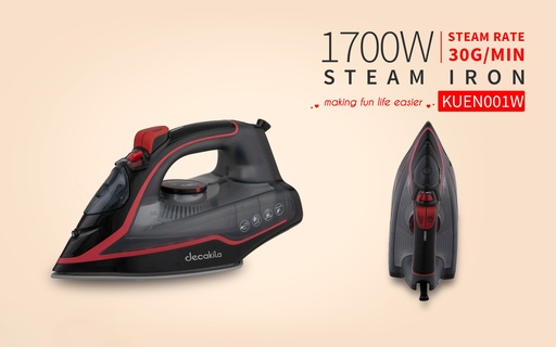 [KUEN001W] PLANCHA PARA ROPA 1700W