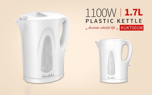 [KUKT001W] TETERA PLASTICA 1.7L 1100W
