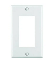 [12-2464] TAPA DE INTERRUPTOR DECORA BLANCA U18